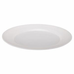 Plato Circular Plano Gigante Blanco VAJILLAS SABANA 30 5 X 30 5 Cm
