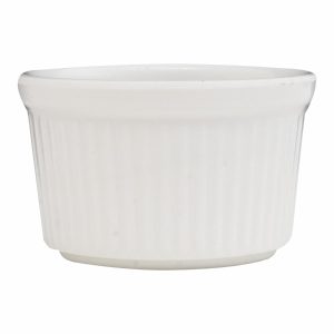 Dulcera Circular Pequeña Blanca VAJILLAS SABANA 7,5 X 7,5 X 5 Cm