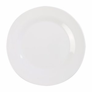 Plato Circular Plano Grande Blanco VAJILLAS SABANA 25 X 25 Cm