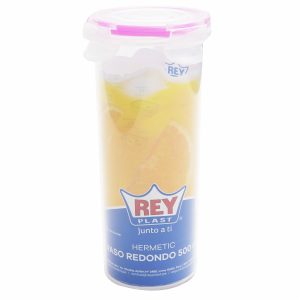 Envase Hermético Redondo REY PLAST 500 Ml