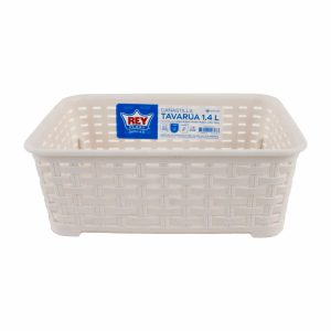 Canastilla Para Lavanderia Diseño Tavarua Rosado REY 1.4 Litros