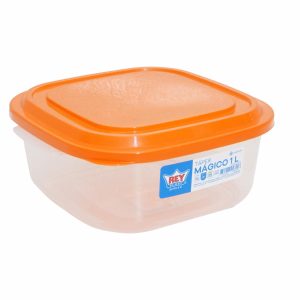 Repostero Cuadrado Magic Celeste REY PLAST 1 Litro