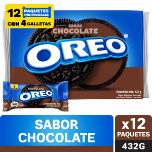 Galletas Dulces Sabor Chocolate OREO 432 G