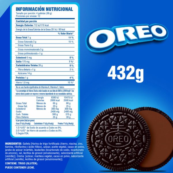 Galletas Dulces Sabor Chocolate OREO - Image 2