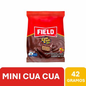 Galletas Dulces Mini Wafer Cubiertas De Chocolate CUA CUA 42 G