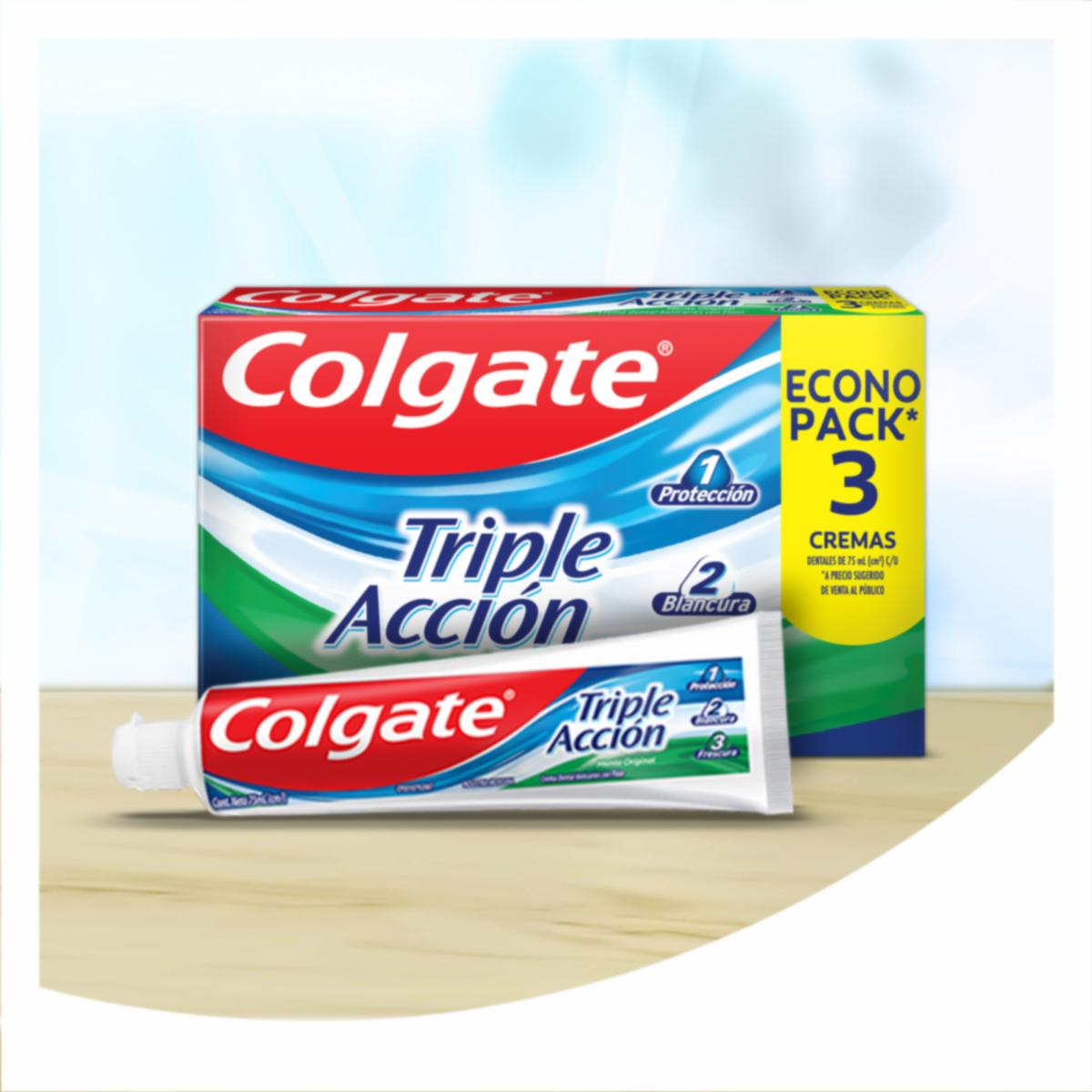 Crema Dental Triple Acción COLGATE 3X75 Ml - Image 7