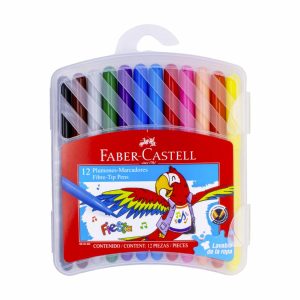 Marcador De Colores Fiesta FABER-CASTELL X 12 Uds