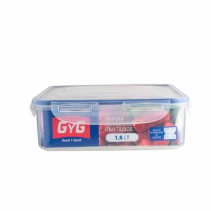 Repostero Good Y Good Cuadrado Con Rejilla GYG 1,6 Litros