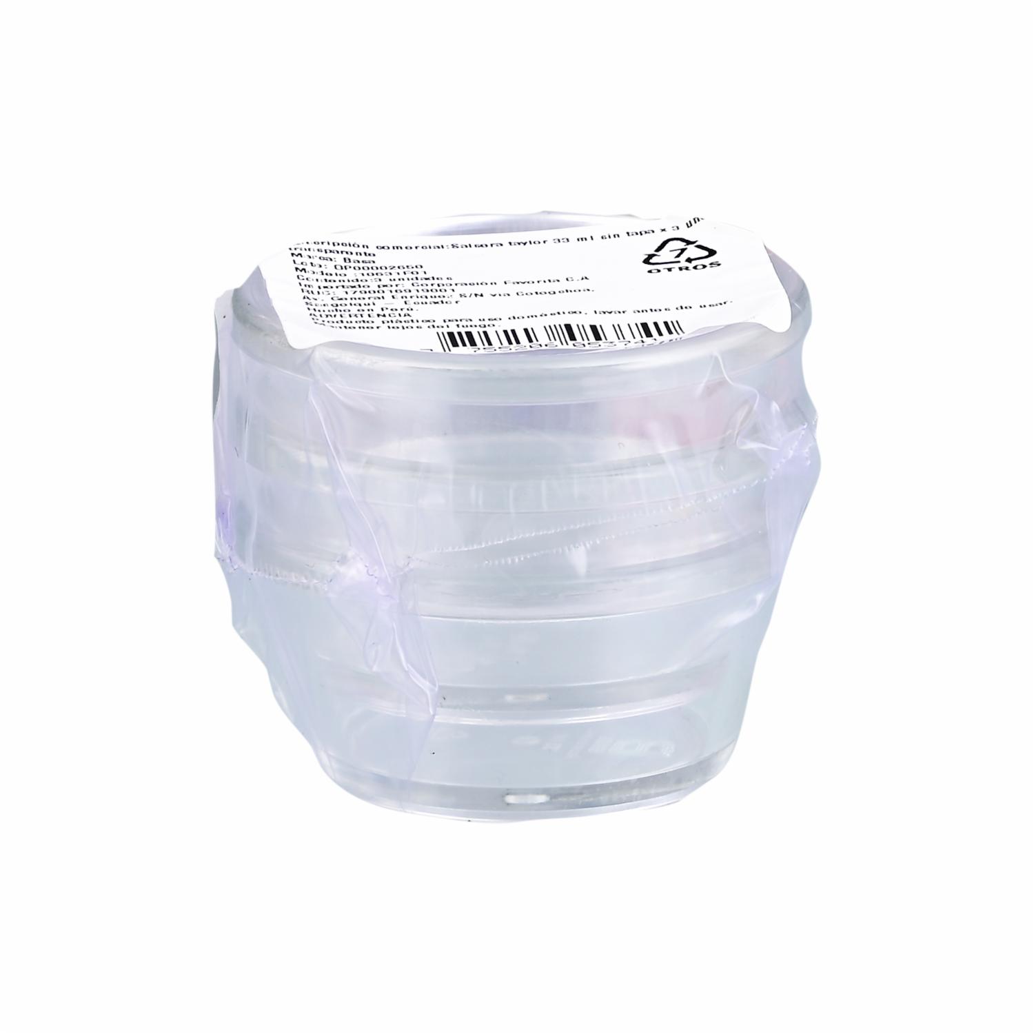 Set Salseras Diseño Taylor Clear BASA 3 Piezas - Image 2