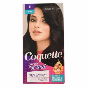 Tinte De Cabello Tono 4 Castano COQUETTE 50 G