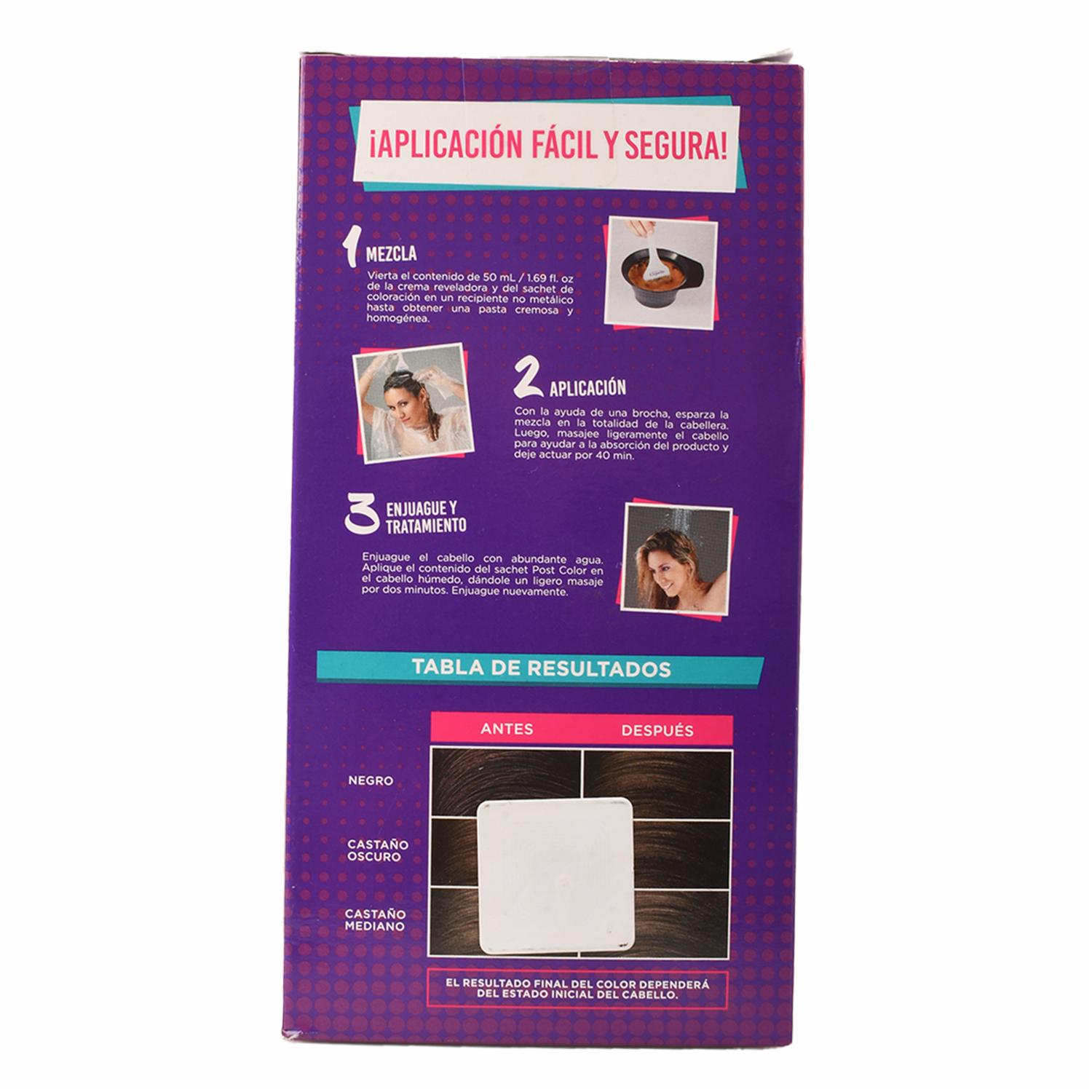 Tinte De Cabello Tono 4 Castano COQUETTE 50 G - Image 3