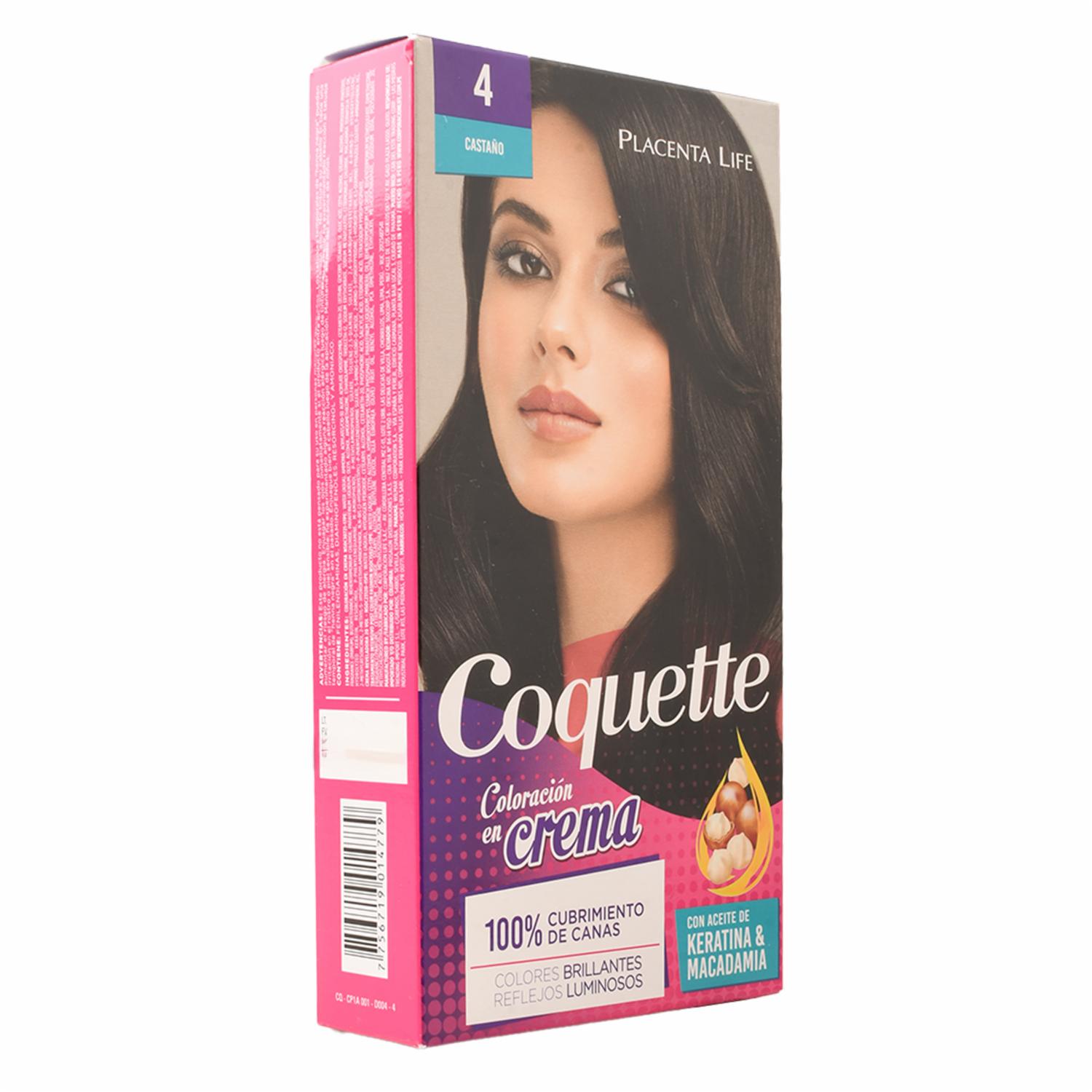 Tinte De Cabello Tono 4 Castano COQUETTE 50 G - Image 5