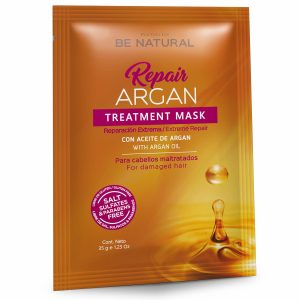 Tratamiento Capilar Reparación Extrema Con Argán BE NATURAL 35 G