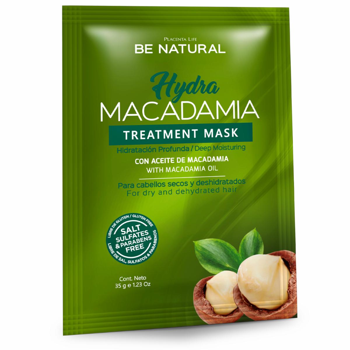Tratamiento Capilar Hidratación Profunda Hydramacadamia BE NATURAL 35 G