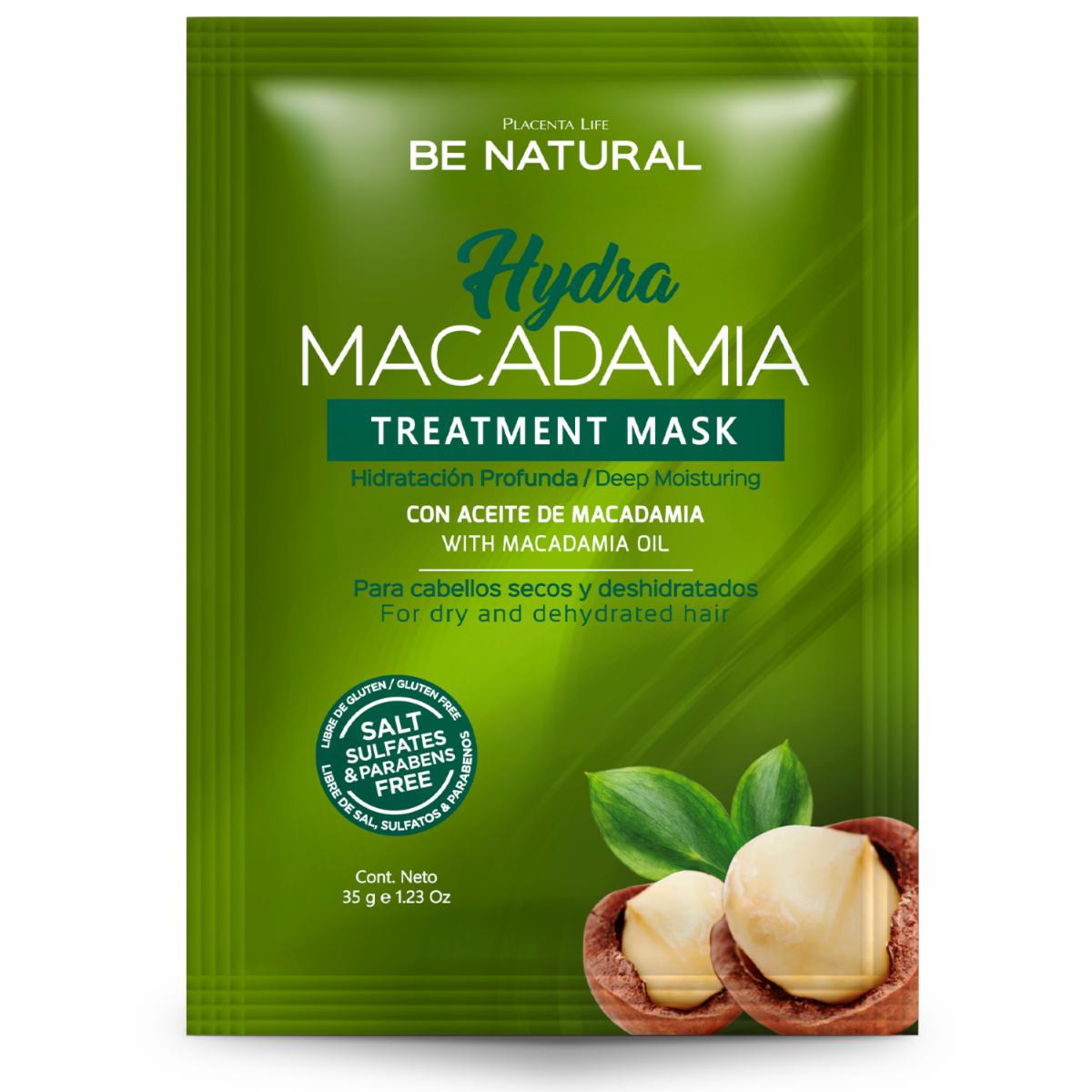 Tratamiento Capilar Hidratación Profunda Hydramacadamia BE NATURAL 35 G - Image 3