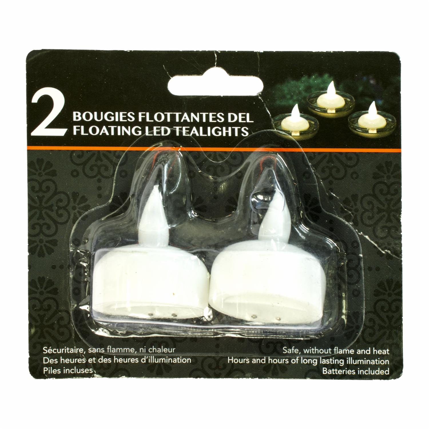 Set De Velas Led Flotantes LPS 2 Piezas