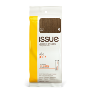 Tinte De Cabello Eco Keratina N° 8 Rubio Claro ISSUE 1 Kit
