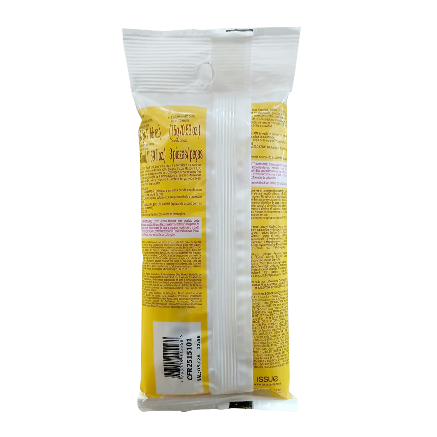 Tinte De Cabello Eco Keratina N° 9 Rubio Claro Claro ISSUE 1 Kit - Image 2