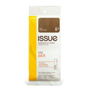 Tinte De Cabello Eco Keratina N° 8.3 Rubio Claro Dorado ISSUE 1 Kit