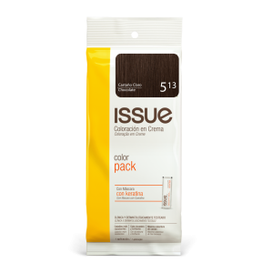 Tinte De Cabello Eco Keratina N° 5.13 Castaño Claro Chocolate ISSUE 1 Kit