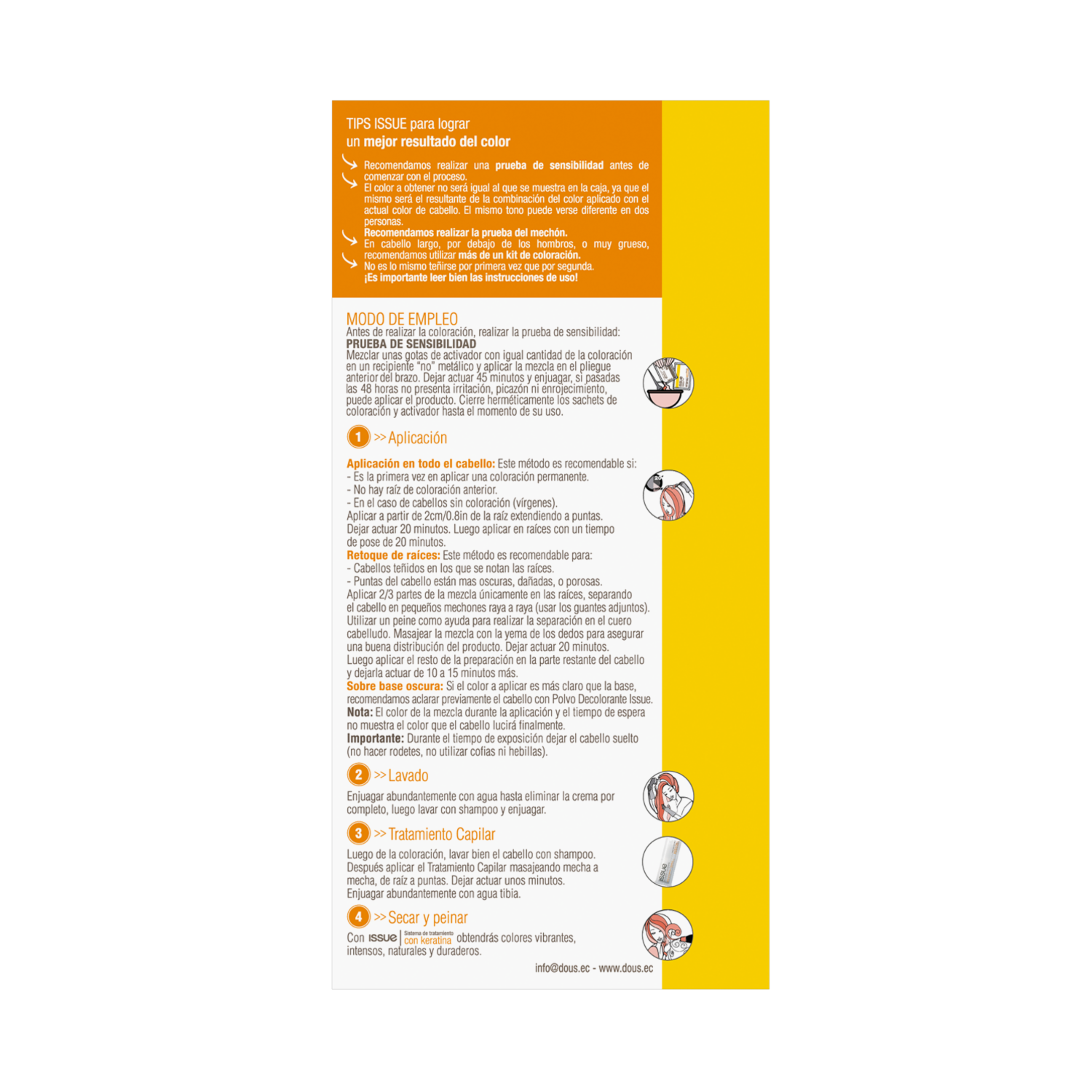 Tinte De Cabello Keratin Color N° 6.1 Rubio Oscuro Ceniza ISSUE 1 Kit - Image 2