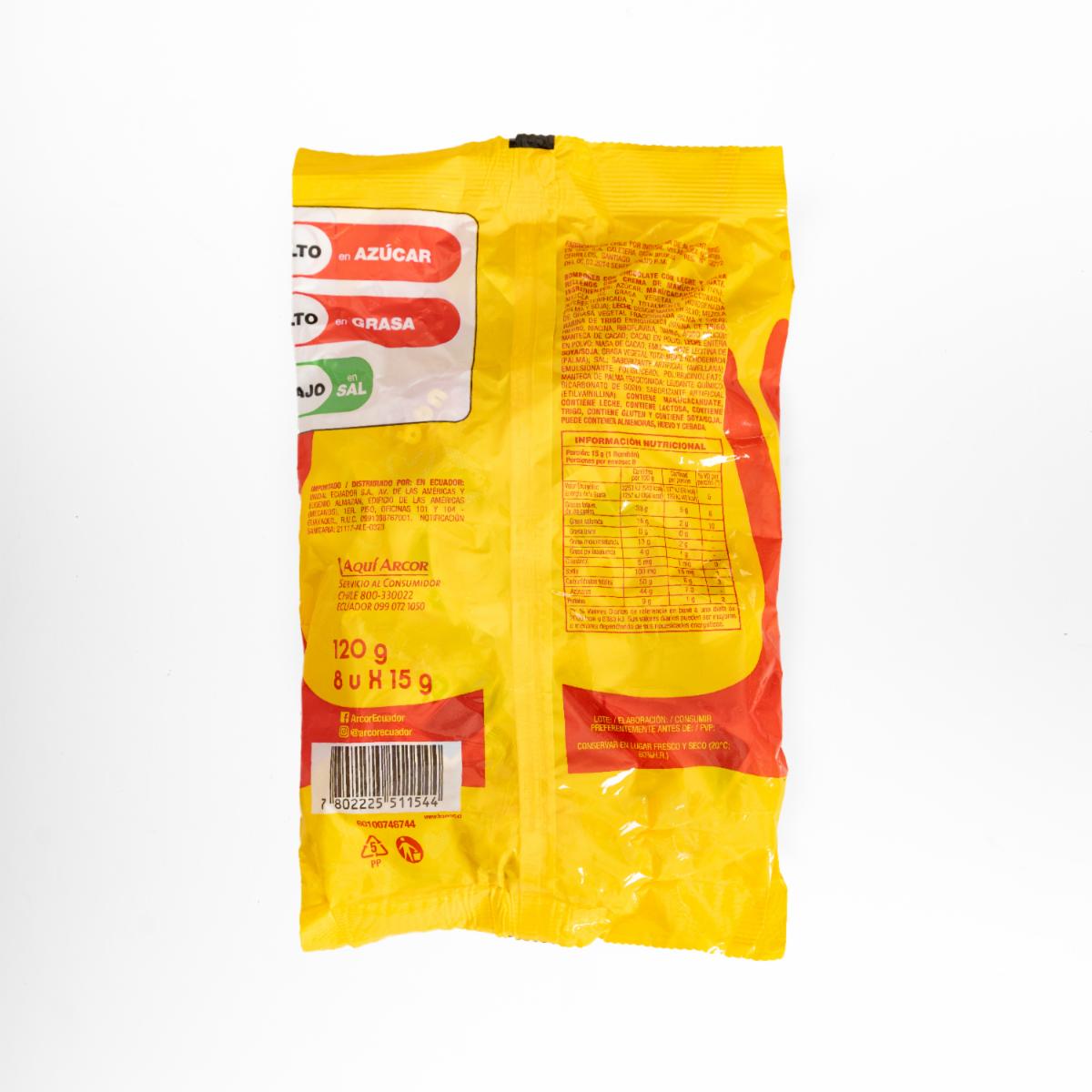 Chocolate Con Leche BON O BON 120 G - Image 2