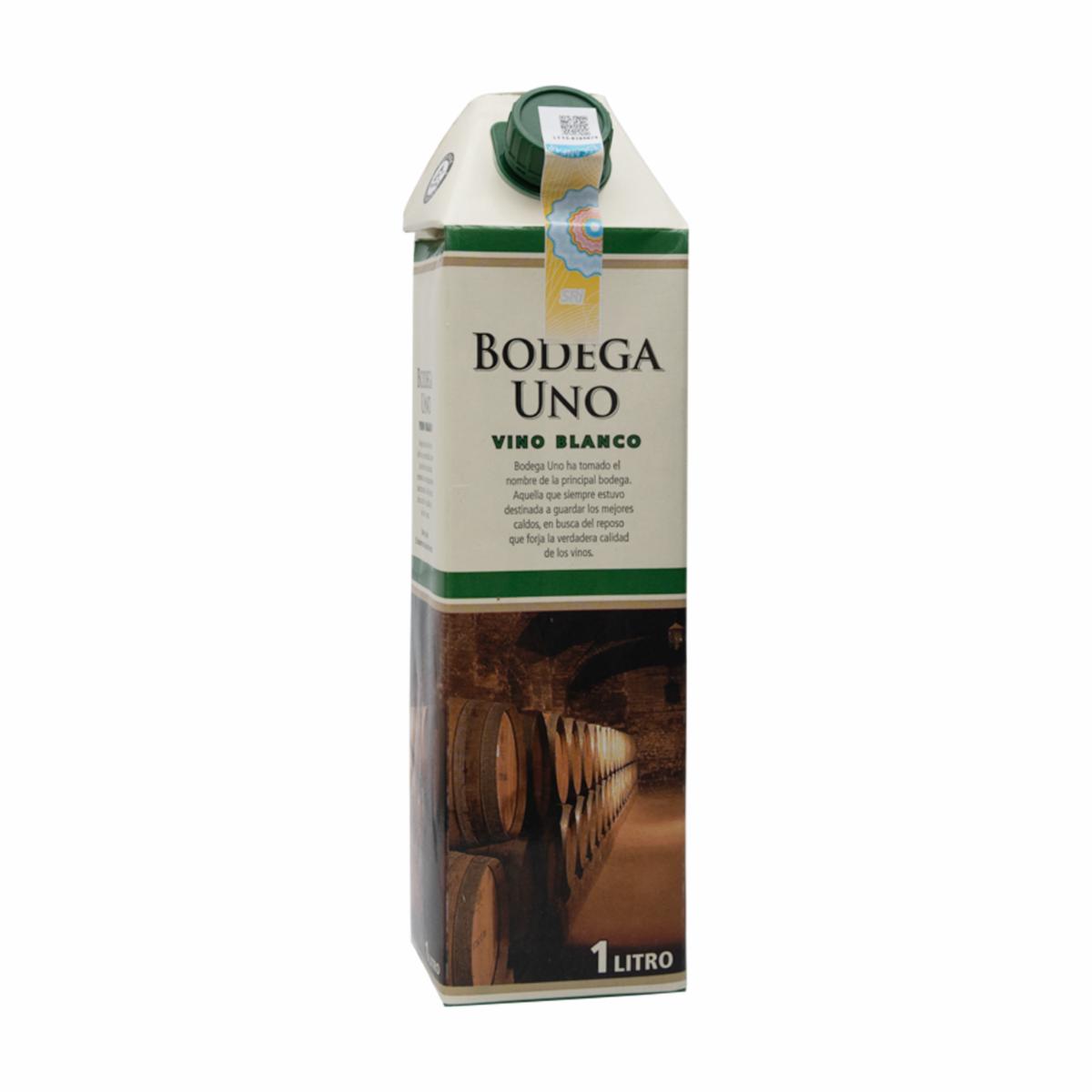 Vino Blanco Tetrapak BODEGA UNO 1000 Ml
