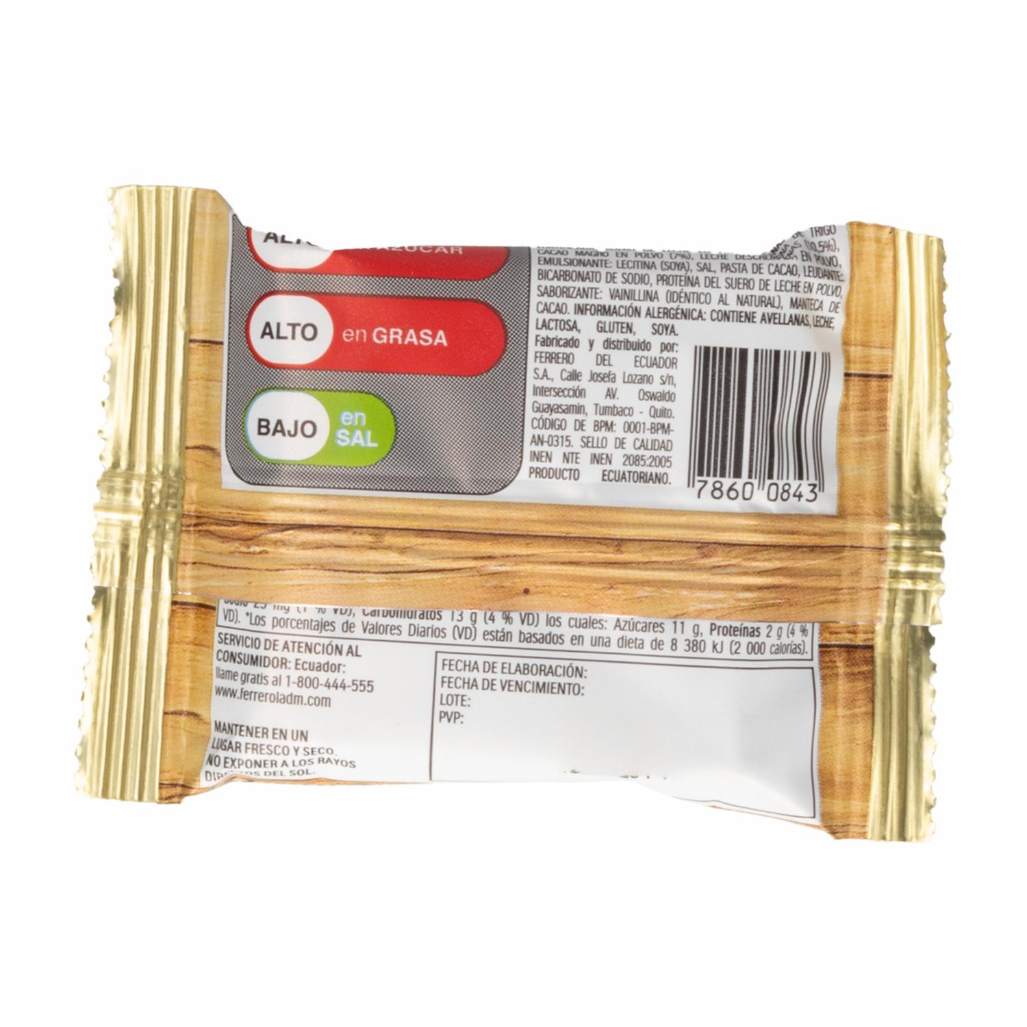 Galleta Waffer Con Chocolate HANUTA 22 G - Image 2