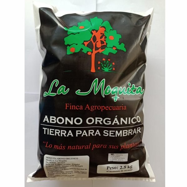 Tierra Abono Orgánico Para Sembrar LA MOQUITA