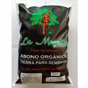 Tierra Abono Orgánico Para Sembrar LA MOQUITA 2.5 Kg