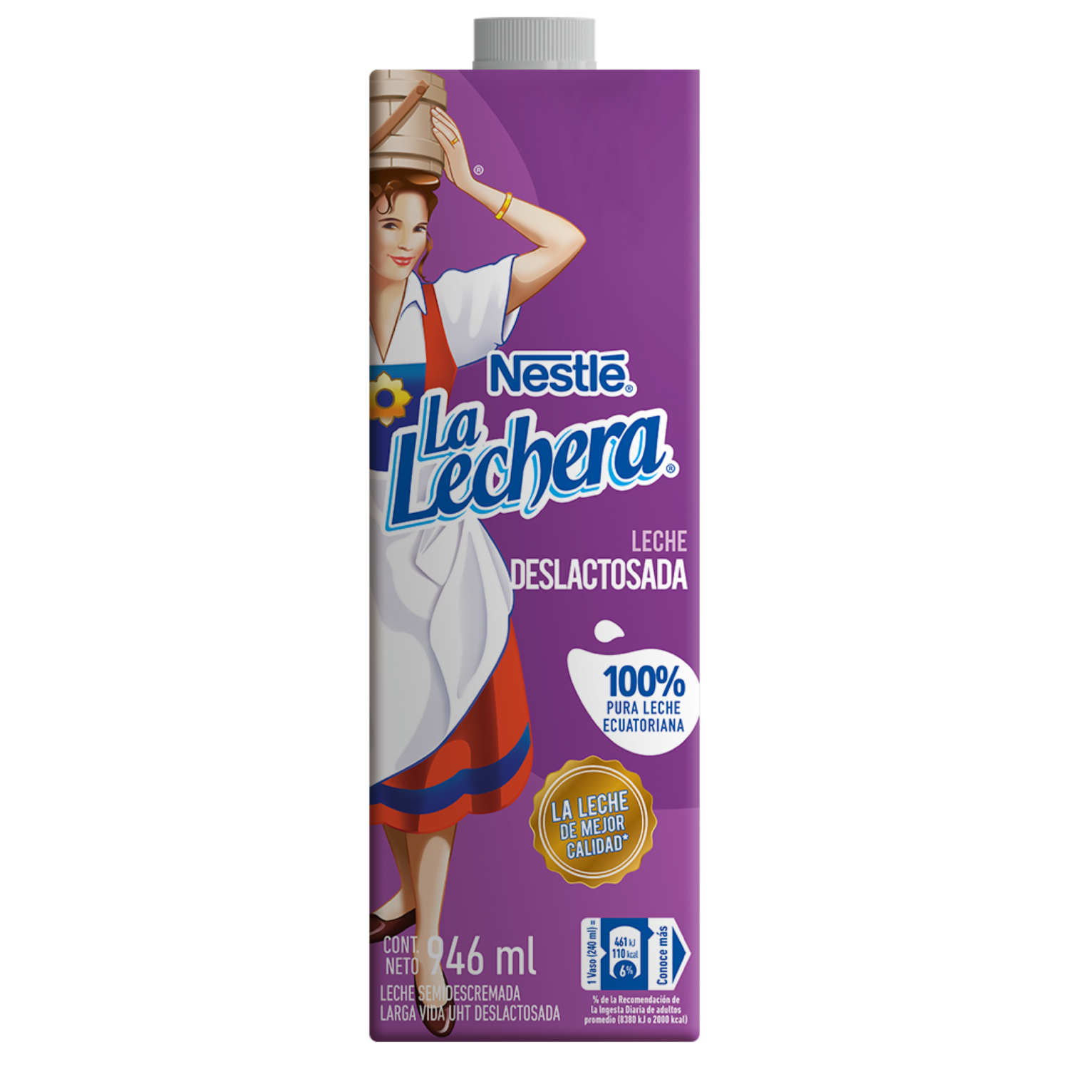 Leche Deslactosada LA LECHERA 946 Ml