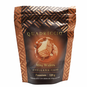 Galleta Wafer Avellana Y Café QUADRICCIO 120 G