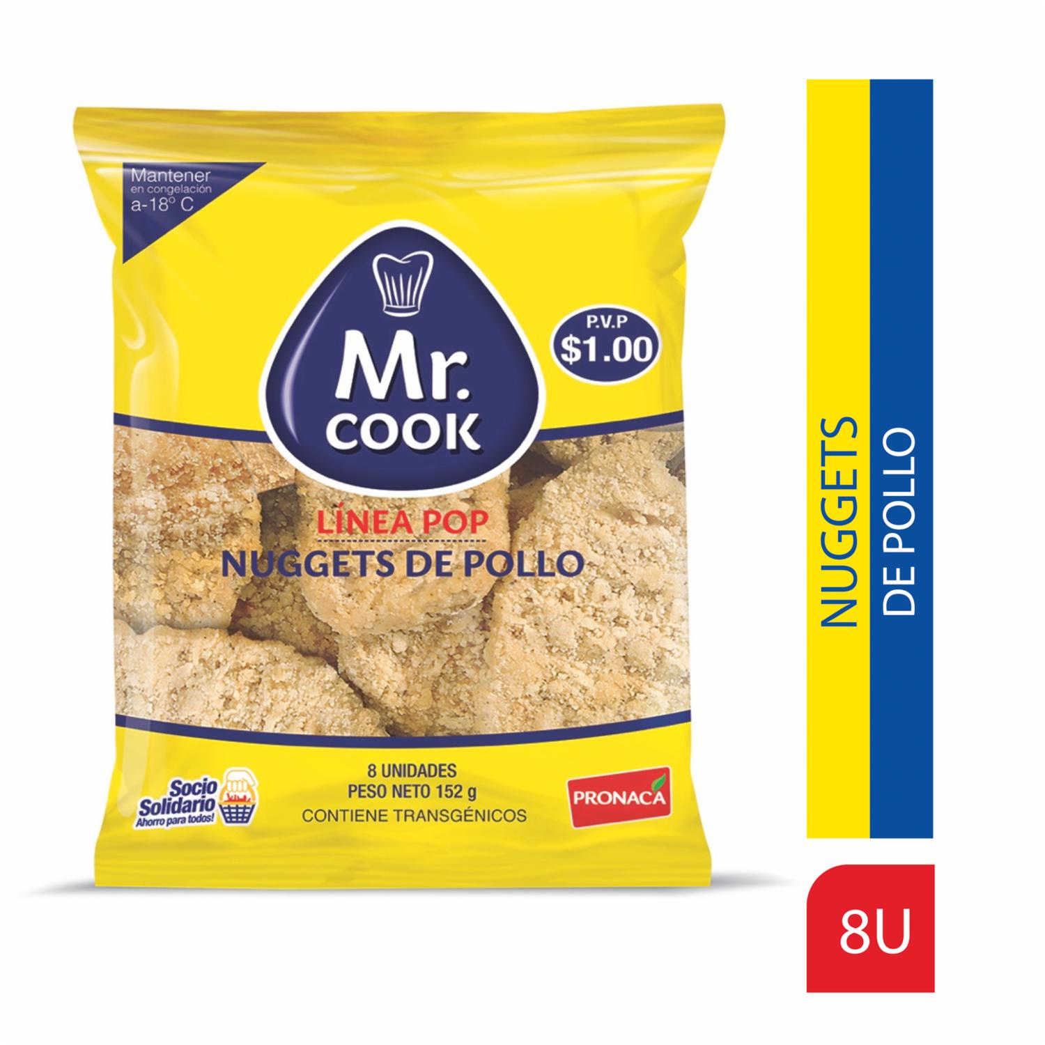 Nuggets De Pollo Línea POP MR. COOK 152 G