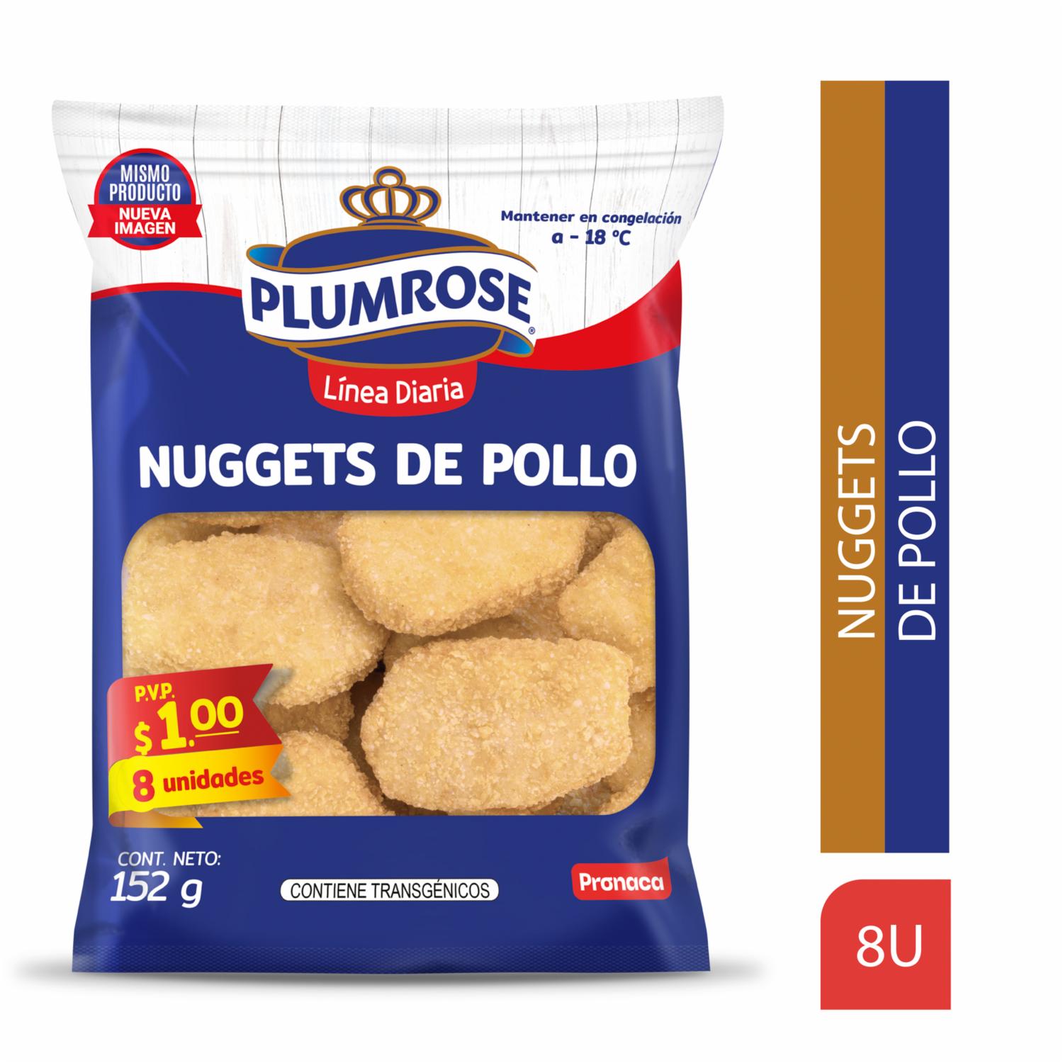 Nuggets De Pollo Línea Diaria PLUMROSE 152 G