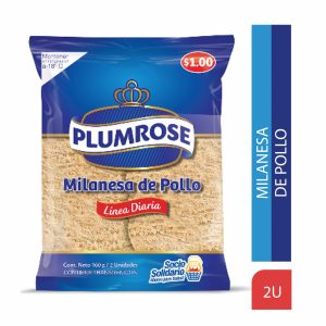 Milanesa Pollo Línea Diaria PLUMROSE 160 G