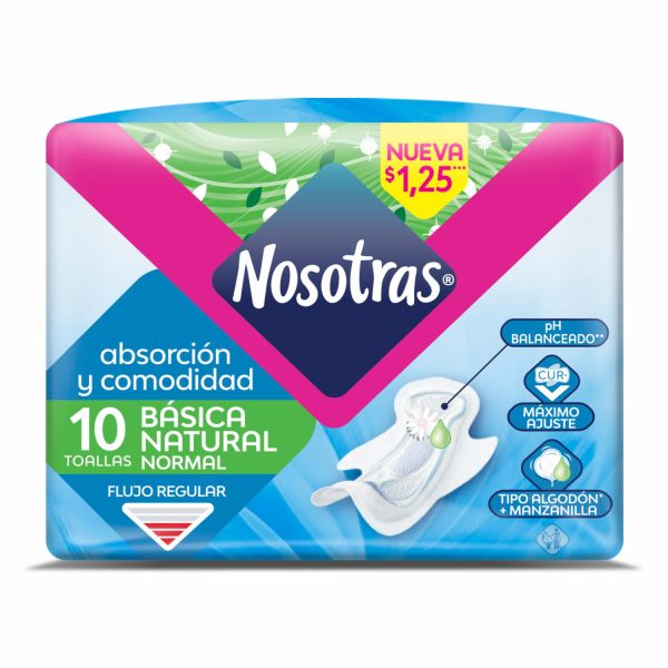 Toallas Femeninas Básicas Con Alas NOSOTRAS