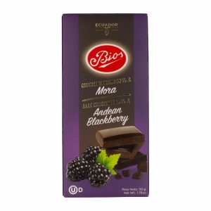Chocolates Negro Mora Andina BIOS 50 G