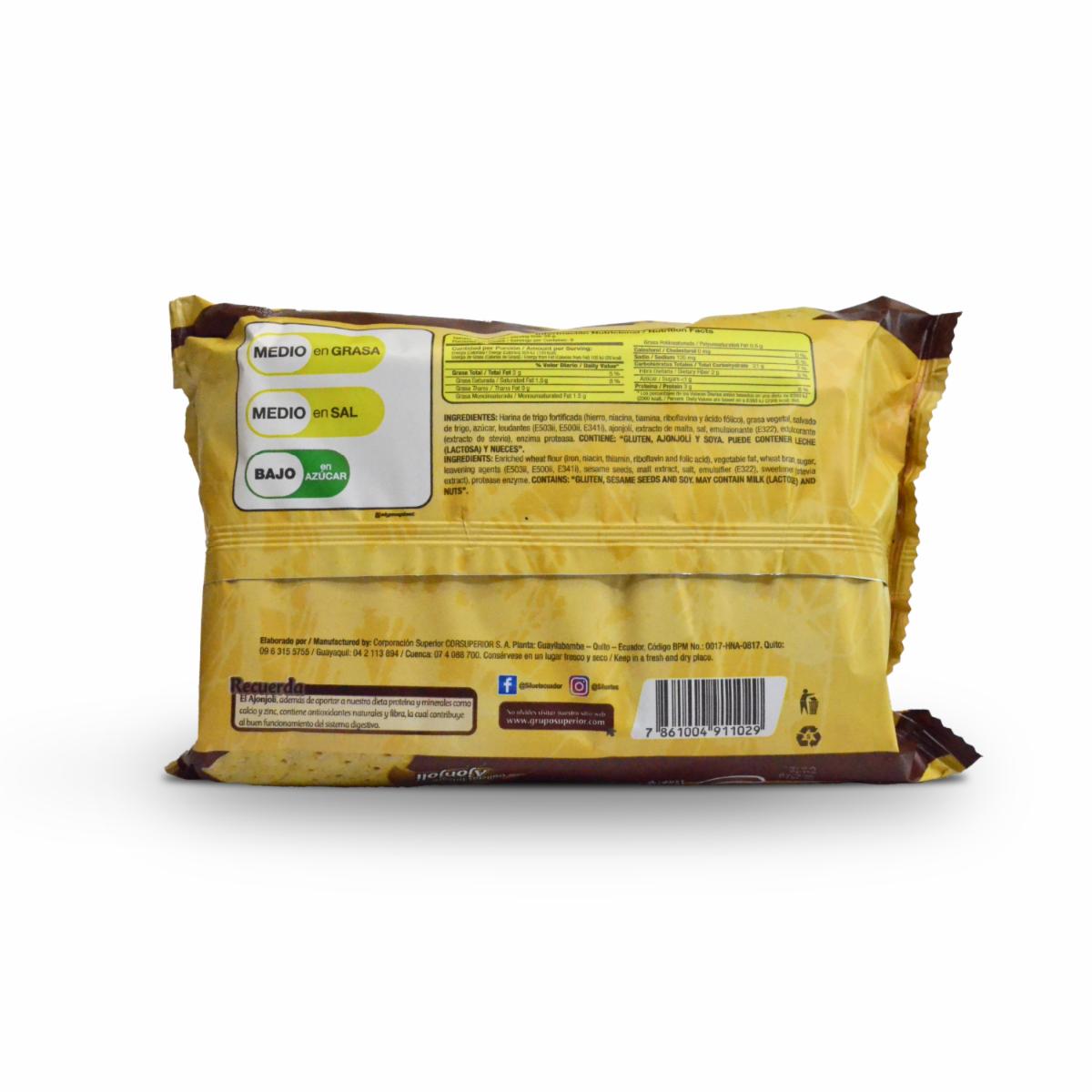 Galletas Integrales Con Ajonjolí SILUET 252 G - Image 3