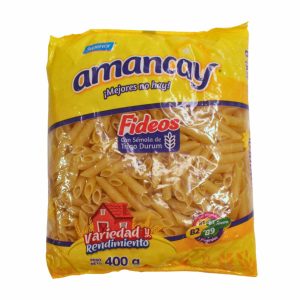 Fideos Pluma Chica AMANCAY 400 G