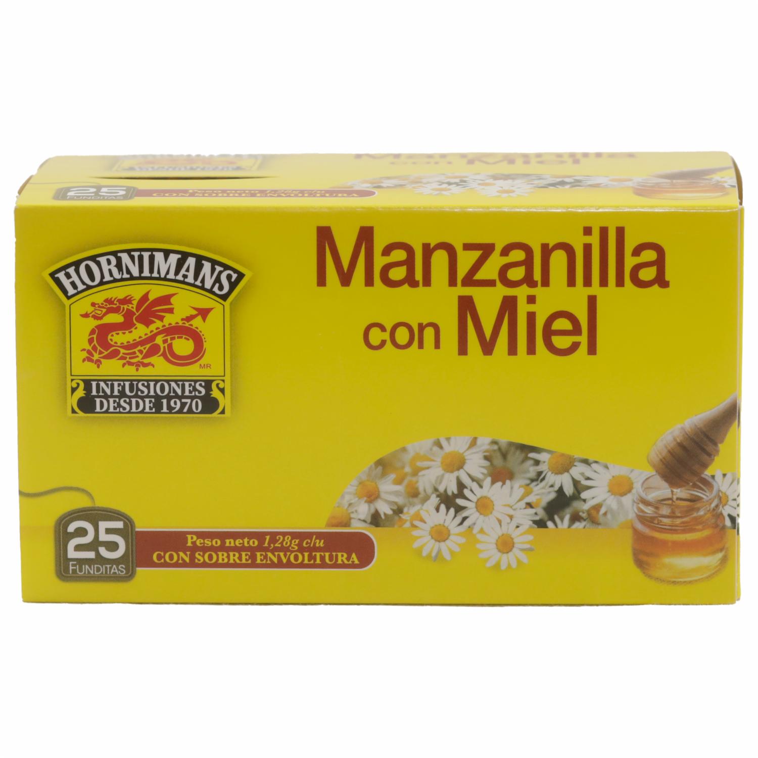 Infusión Manzanilla Y Miel HORNIMANS 25 x 1.28 G
