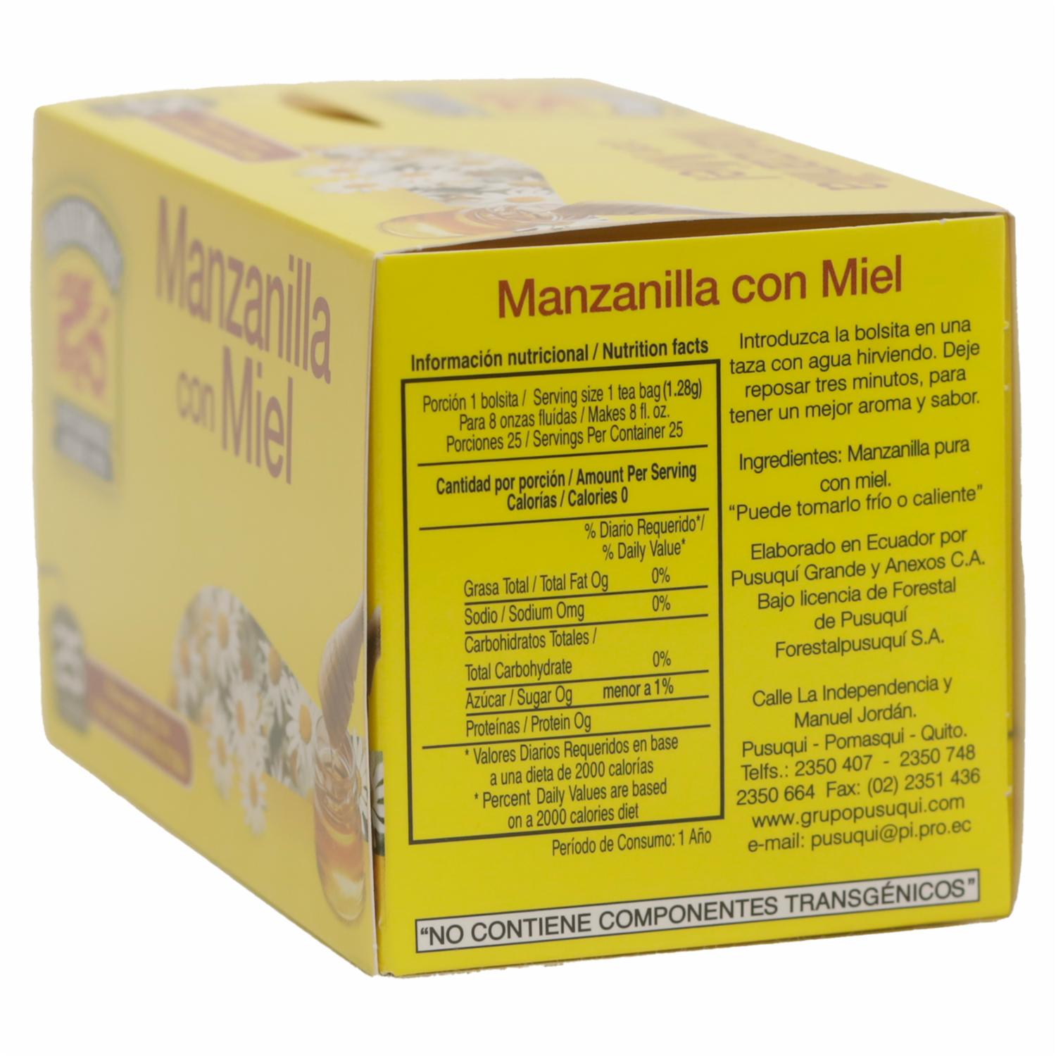 Infusión Manzanilla Y Miel HORNIMANS 25 x 1.28 G - Image 4