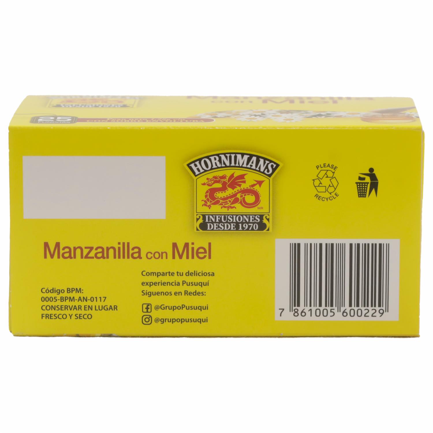 Infusión Manzanilla Y Miel HORNIMANS 25 x 1.28 G - Image 6