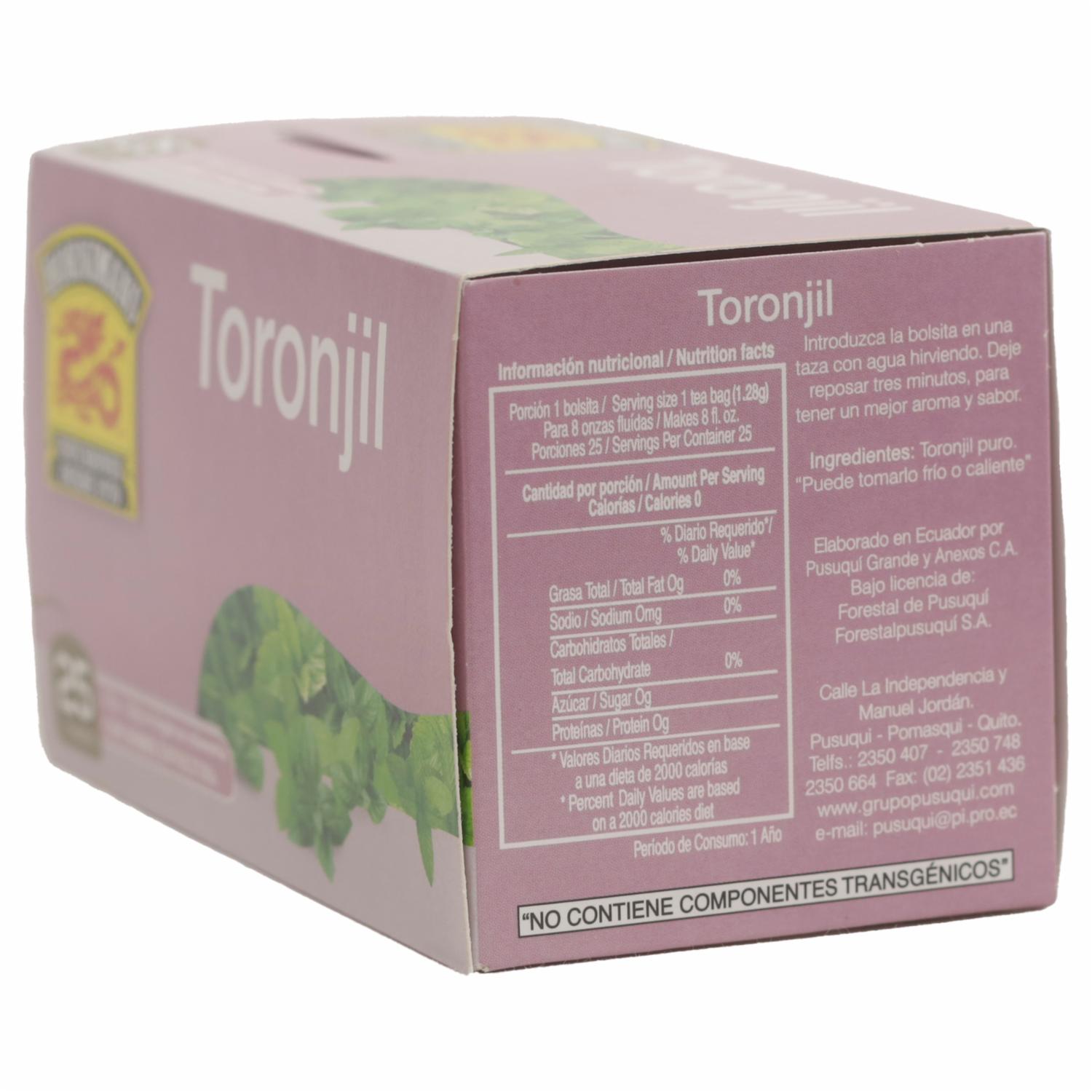 Infusión De Toronjil HORNIMANS 25 X 1.28 G - Image 4