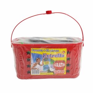 Canasta De Pinzas Más Cepillos ESTRELLA Unidad