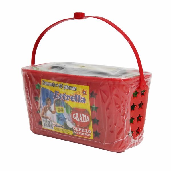 Canasta De Pinzas Más Cepillos ESTRELLA - Image 4