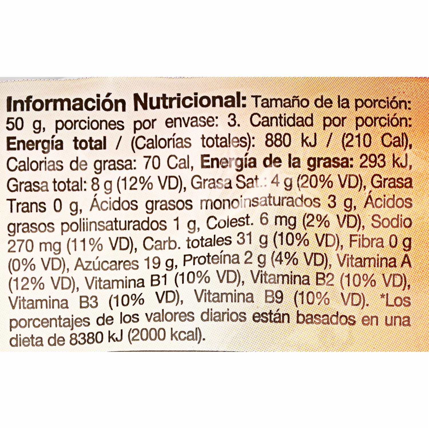 Pack De Pastelillos Tigretón INALECSA 150 G - Image 2