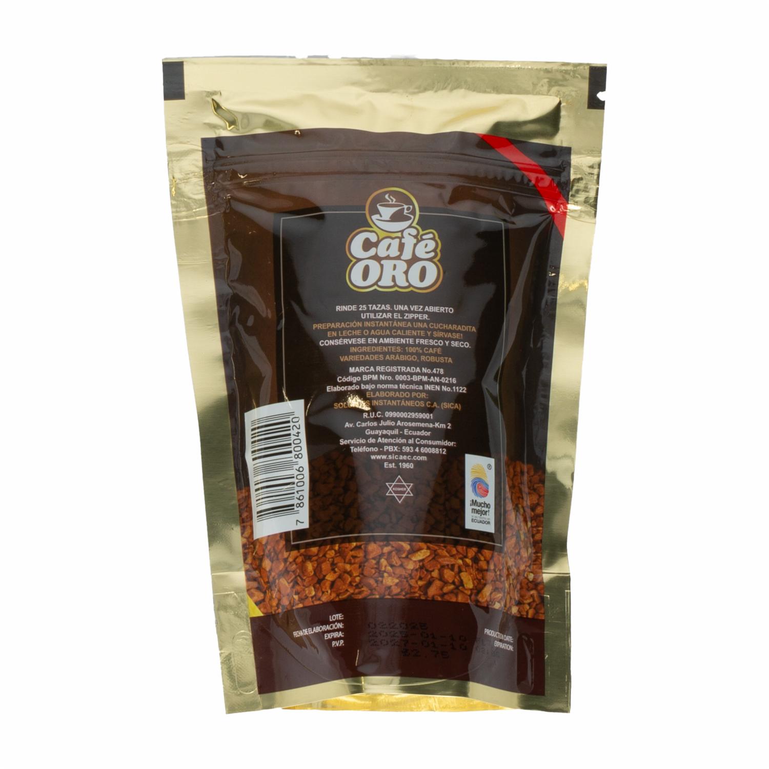 Café Instantáneo Soluble ORO 45 G - Image 2