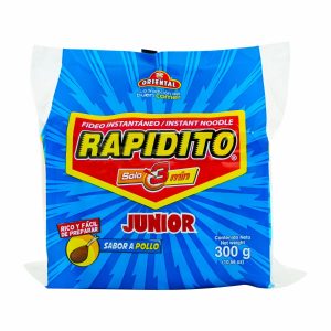 Fideo Instantáneo Rapidito Jr Sabor A Pollo ORIENTAL 300 G