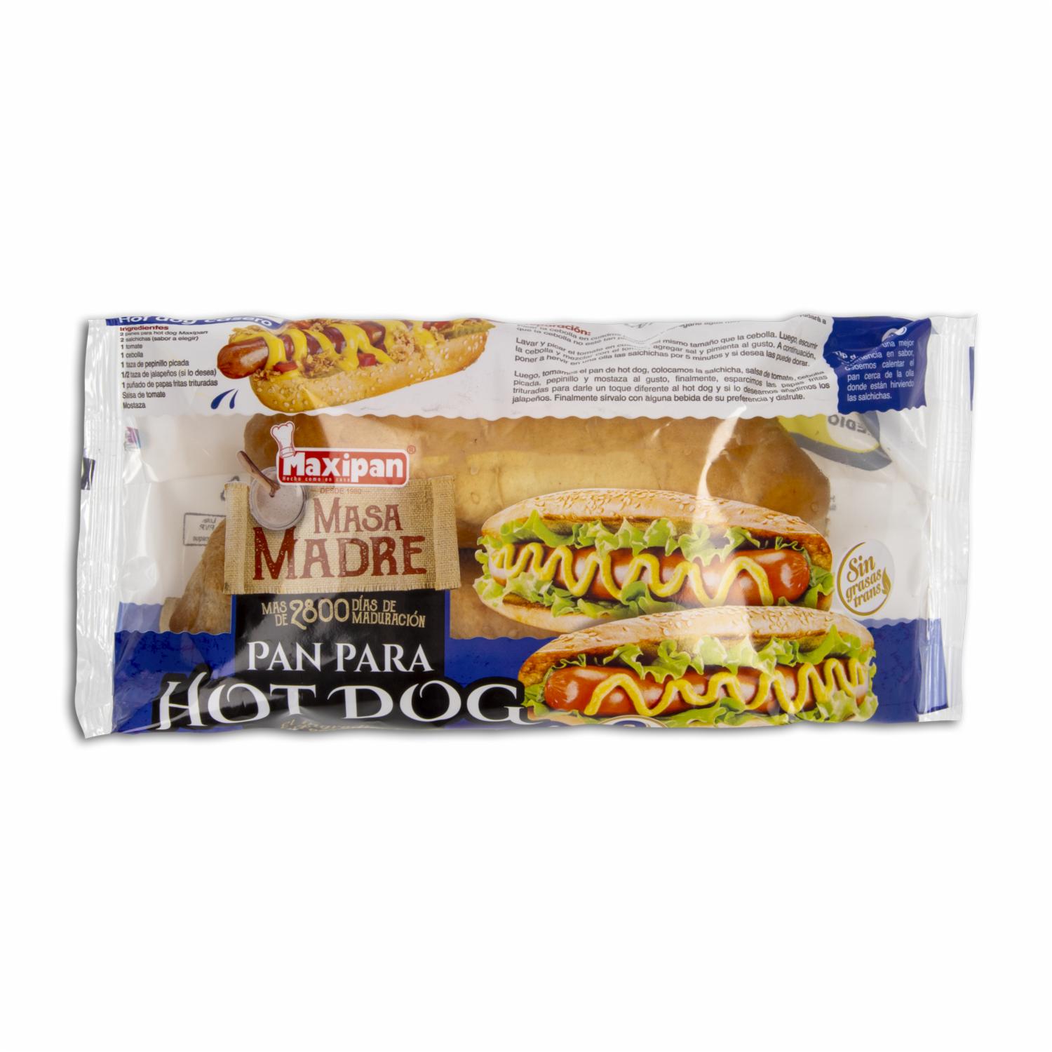 Pan Para Hot Dog MAXIPAN 125 G - Image 2