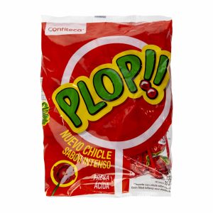 Chupete Sabor A Fresa Acida PLOP 456 G
